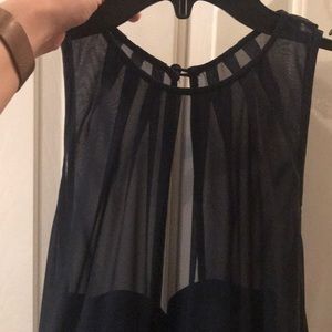 Bill Levkoff Navy Bridesmaid Dress